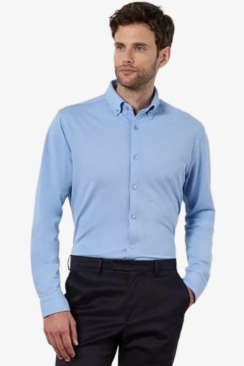 Tailored Fit Pique Shirt Long Sleeve