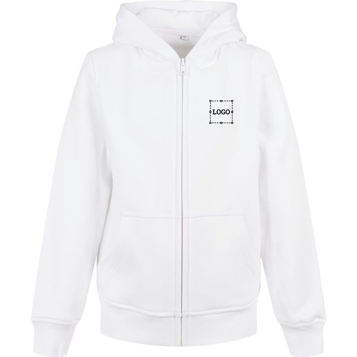 Image produit Kids Organic Basic Zip Hoody