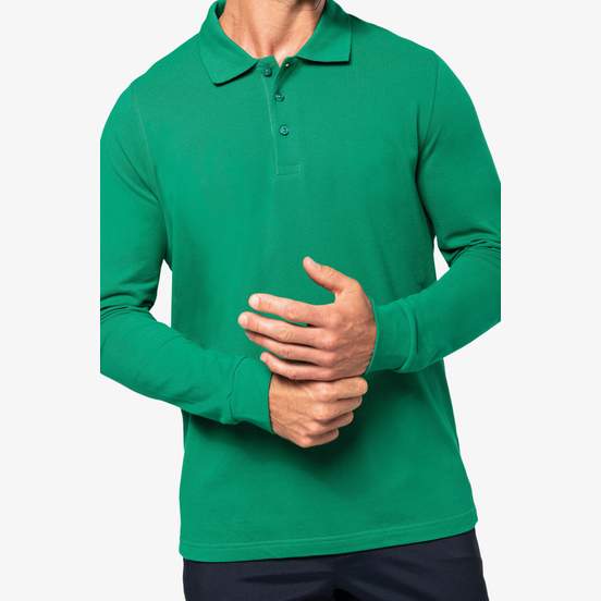 Polo manches longues homme