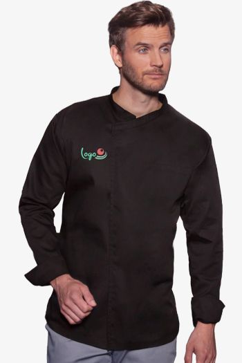 Image produit Long sleeve throw-over chef shirt basic