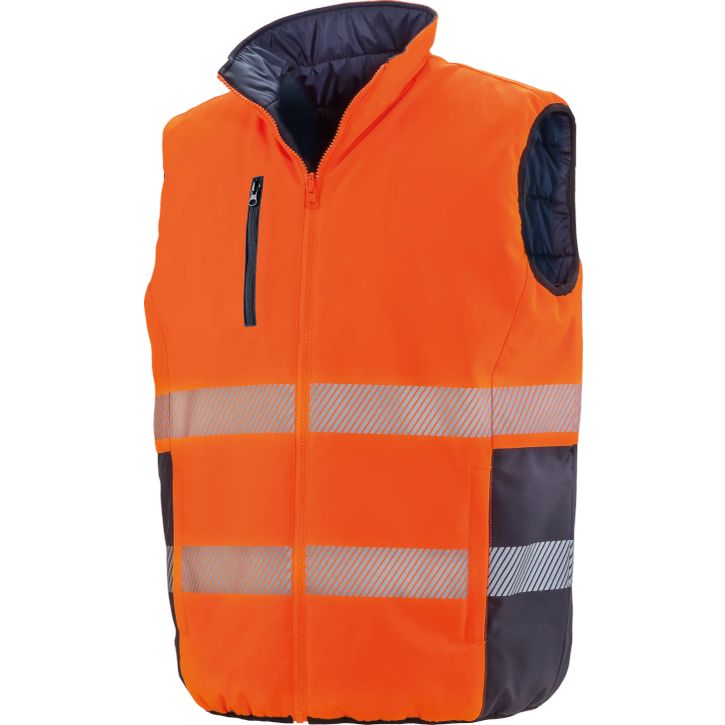 Image produit Reversible soft padded safety gilet