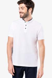 Image produit Polo col mao manches courtes homme