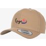 6-Panel Curved Metal Snap Cap