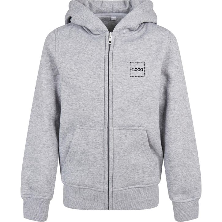Image produit Kids Organic Basic Zip Hoody