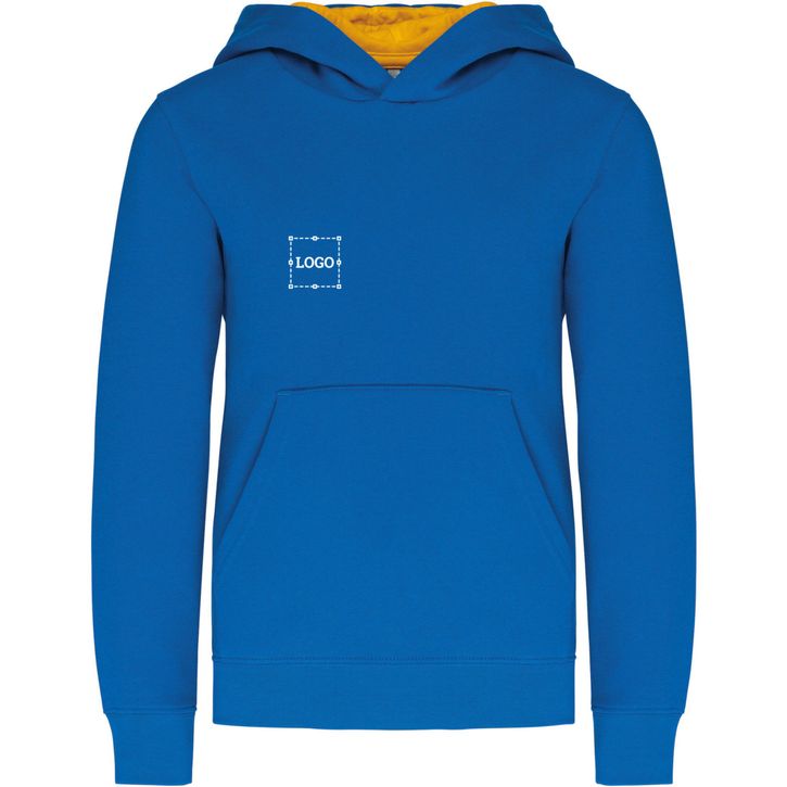 Image produit Sweat-shirt capuche contrastée enfant