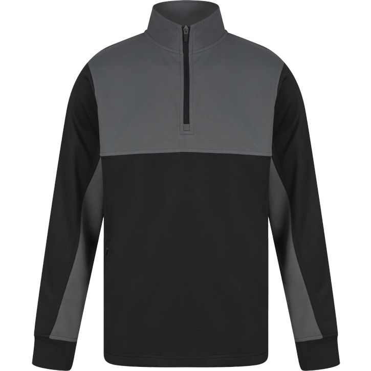 Image produit Adults' 1/4 zip knitted tracksuit top