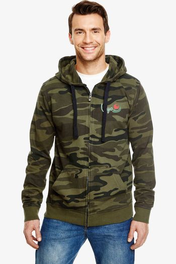 Image produit Full Zip Camo Hooded Fleece Jacket