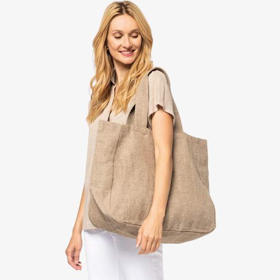 Sac shopping en jute