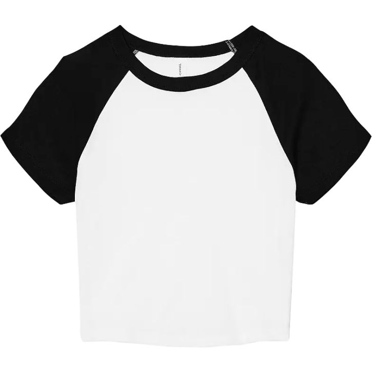 Image produit Women's micro rib raglan baby tee