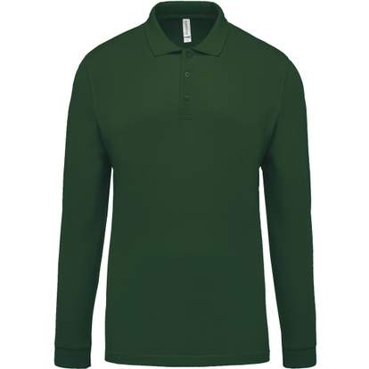 Image produit Polo piqué manches longues homme 