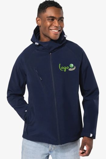 Image produit Veste softshell à capuche homme
