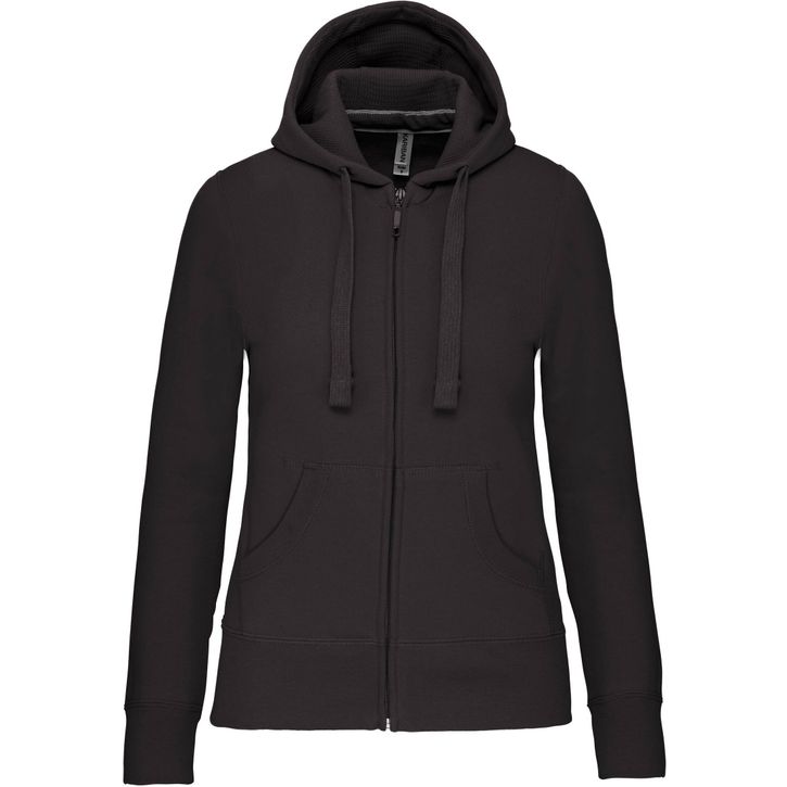 Image produit sweat-shirt zippé capuche femme