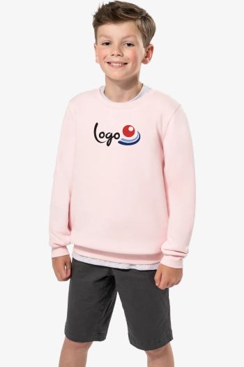 Image produit Sweat-shirt écoresponsable col rond enfant 