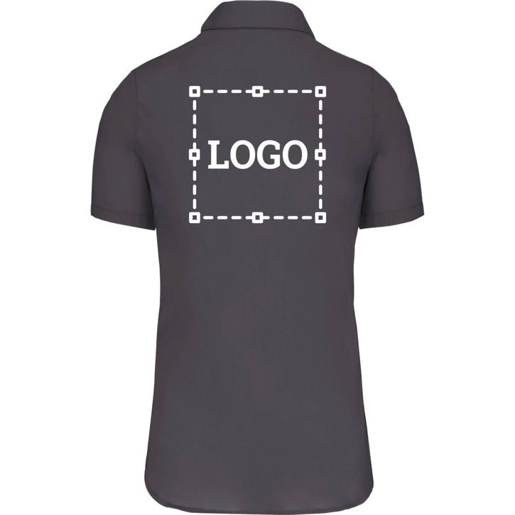 Image produit Chemise popeline manches courtes femme