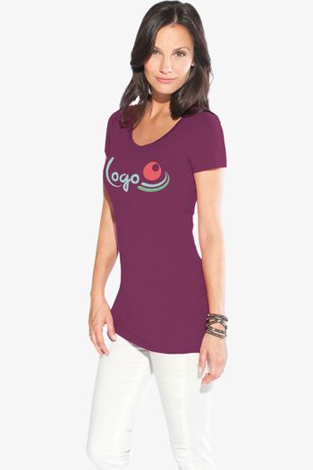 Image produit Women´s Slim Fit V-Neck-T Long