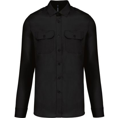 Image produit Chemise pilote manches longues homme
