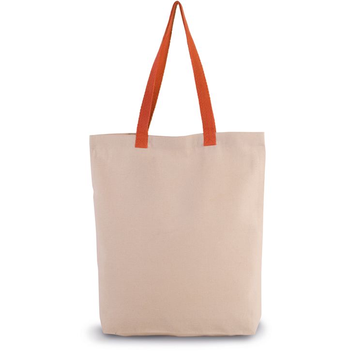 Image produit Sac shopping à soufflet avec poignées contrastées