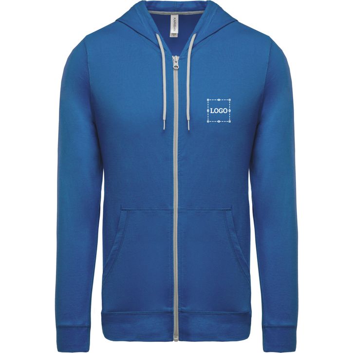 Image produit Veste coton légère à capuche 