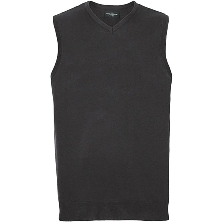 Pullover col V sans manches