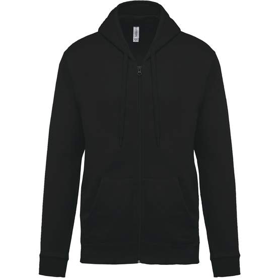 Sweat-shirt zippé capuche 