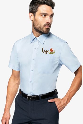 Image produit Chemise popeline manches courtes