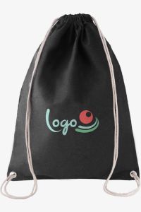 Image produit Sac à dos en coton avec cordelettes