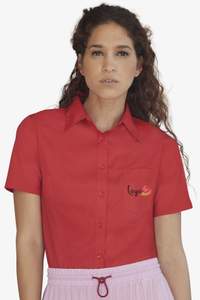 Image produit Short Sleeve Poplin Shirt Lady-Fit