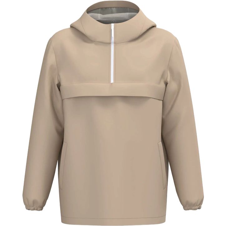 Veste coupe-vent imperméable quart zip unisexe