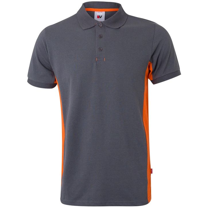 Image produit Polo bicolore manches courtes