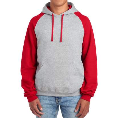 Image produit Nublend® colour-block raglan hooded sweatshirt