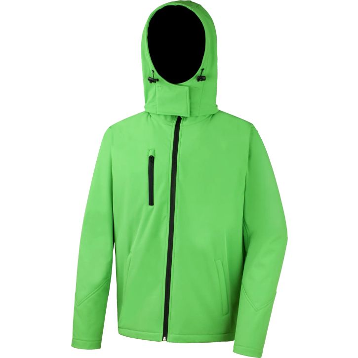 Image produit Mens recycled hooded softshell