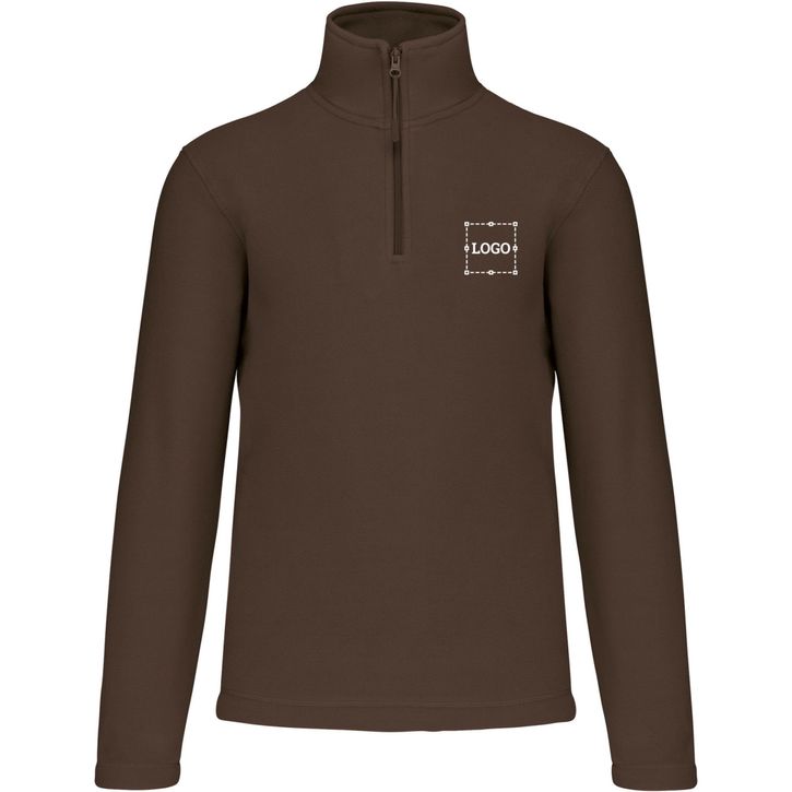 Image produit Enzo - Micropolaire col zippé homme