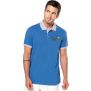 Polo piqué bicolore homme