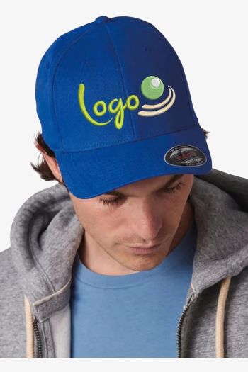 Image produit Casquette Flexfit coton brossé - 6 panneaux