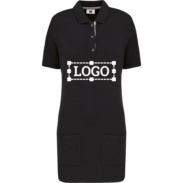 Image produit Polo long manches courtes femme