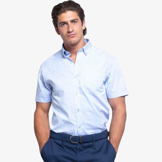 Oxford shirt short sleeves