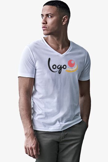 Image produit Mens Fashion V-Neck Soft-Tee