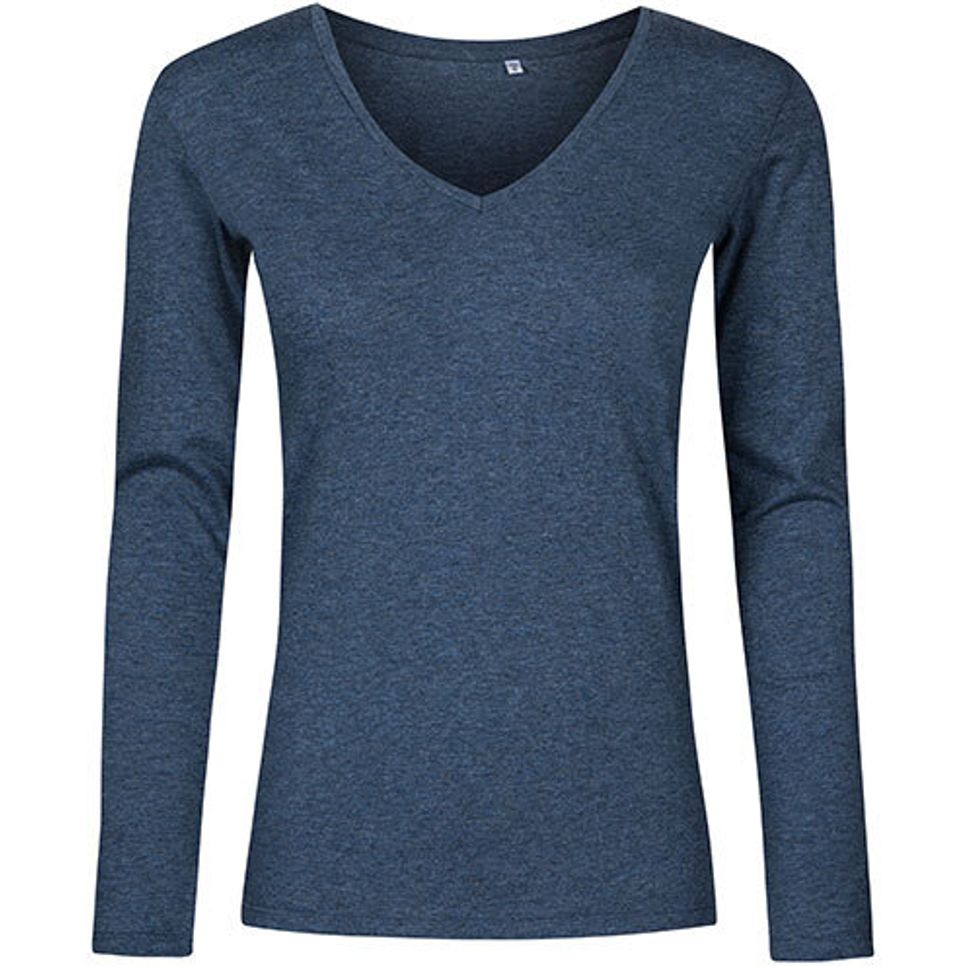 Women´s V-Neck T-Shirt Longsleeve