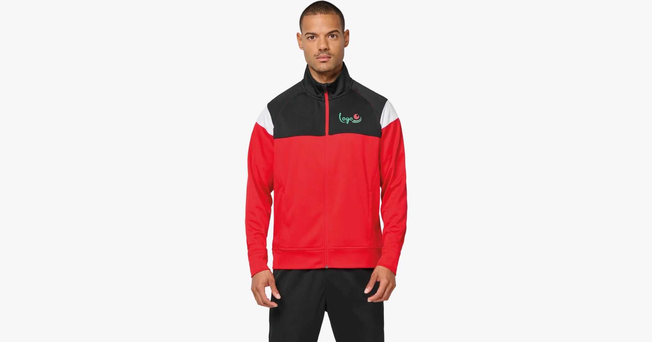 Veste de survêtement Proact - Sporty Navy - Homme - Multisport - Liseré