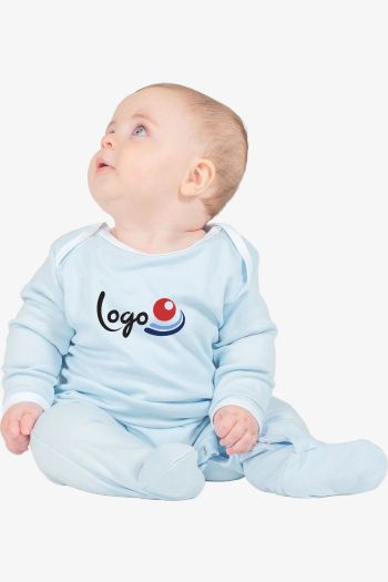 Image produit Contrast Long Sleeved Sleepsuit