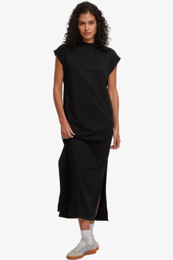 Ladies Sorona® Long Extended Shoulder Dress