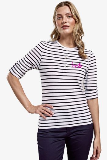 Image produit Tee-shirt à manches retroussables Long John pour femme