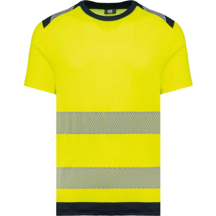 Image produit T-shirt de sécurité recyclé manches courtes unisexe