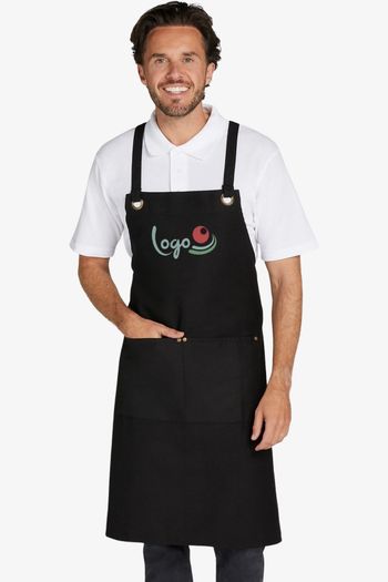 Image produit Provence - Crossover Eyelets Bib Apron with Pocket