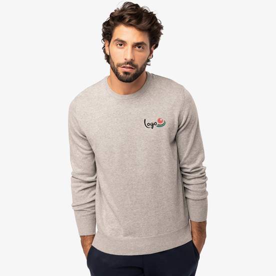 Pull écoresponsable col rond homme