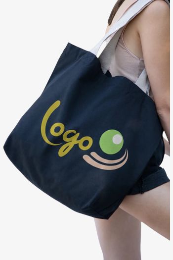Image produit Grand sac shopping recyclé à fond plat