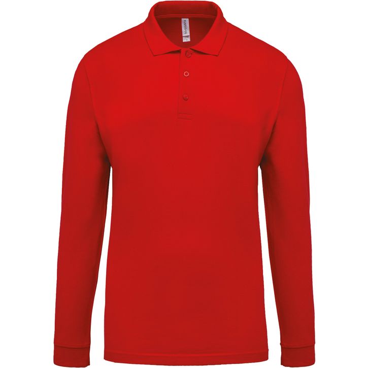 Image produit Polo piqué manches longues homme 