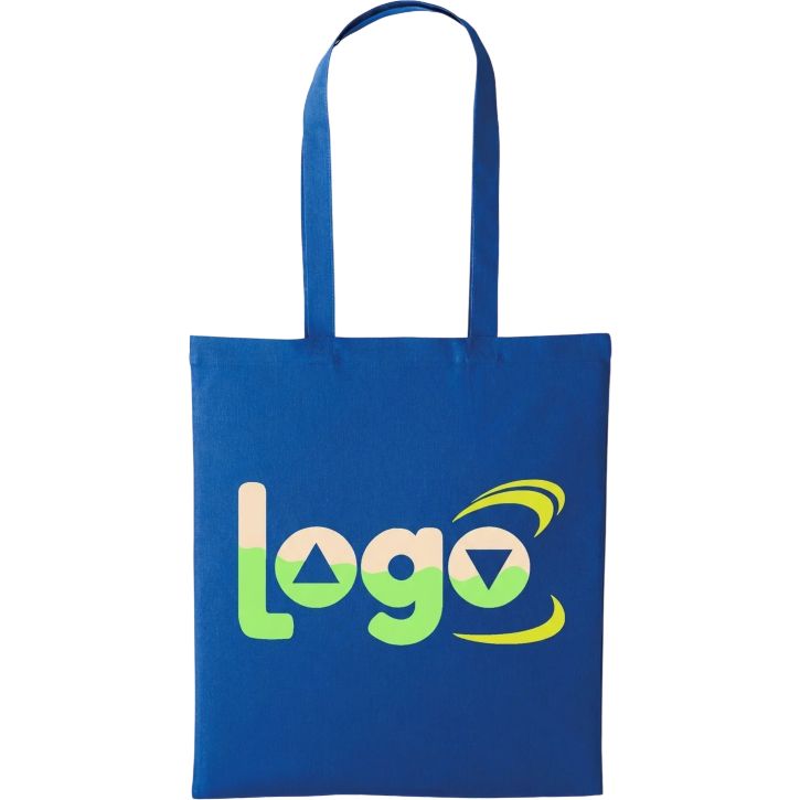 Sac de courses en coton avec anses longues