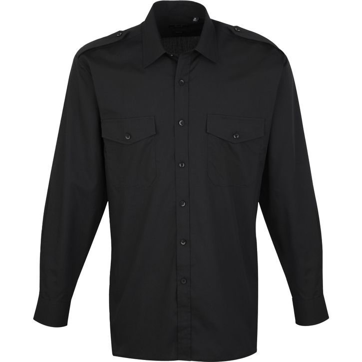 Image produit Chemise pilote à manches longues pour homme