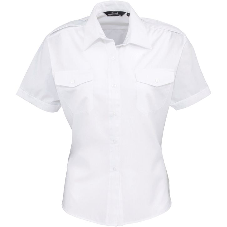 Image produit Chemise pilote à manches courtespour femme